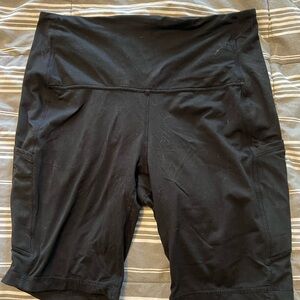 Women's Black Biking Shorts